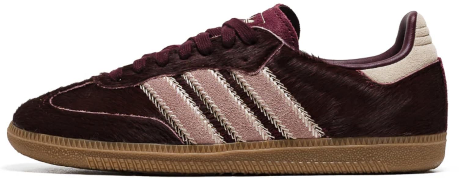 adidas® • For Her 👗 • Samba OG • Sneakers • Maroon Sand Strata Pony