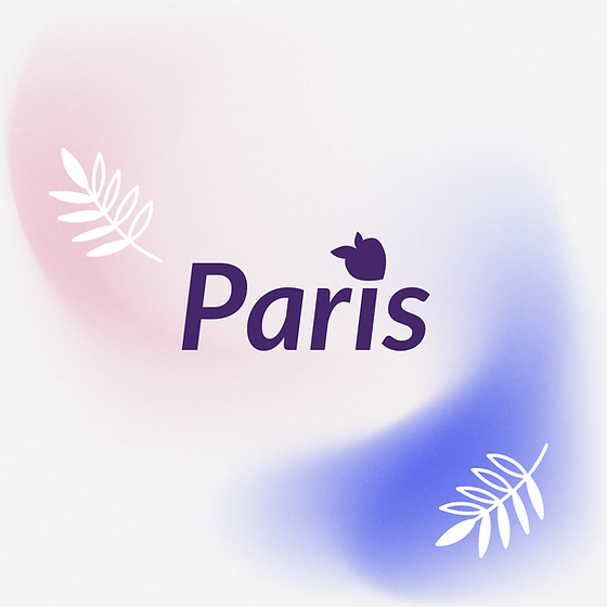 CamelBak® Eddy® par tsgabrielle® • Paris - La Tour Eiffel • Bouteille d'eau de sport • Paille rabattable • Transparent • 739 ml