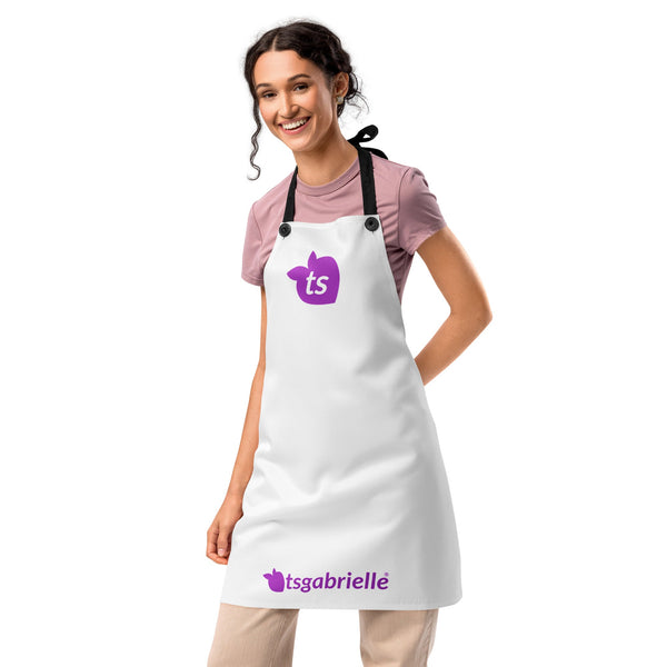 tsgabrielle® • Apron • White • 100% Polyester •