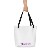 tsgabrielle® • TransFLOWer • Large Tote Bag • 16″ × 20″ •