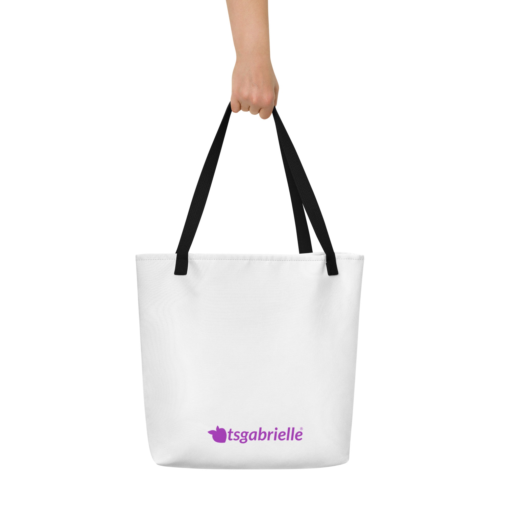 tsgabrielle® • TransFLOWer • Large Tote Bag • 16″ × 20″ •