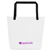 tsgabrielle® • TransFLOWer • Large Tote Bag • 16″ × 20″ •