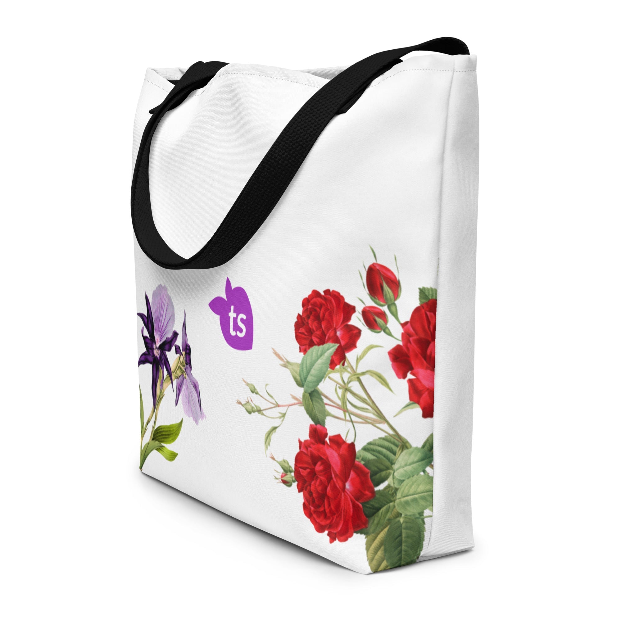 tsgabrielle® • TransFLOWer • Large Tote Bag • 16″ × 20″ •