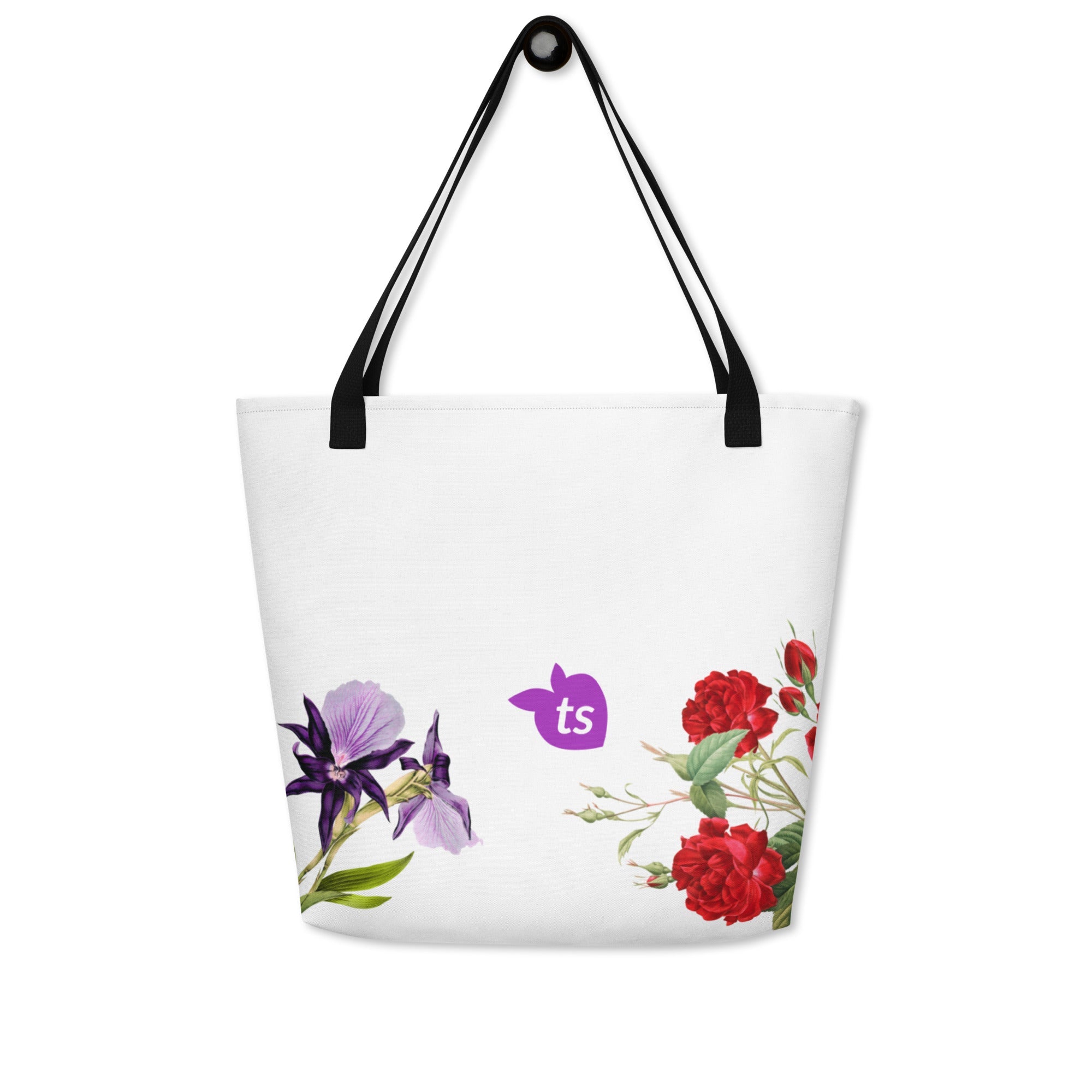 tsgabrielle® • TransFLOWer • Large Tote Bag • 16″ × 20″ •