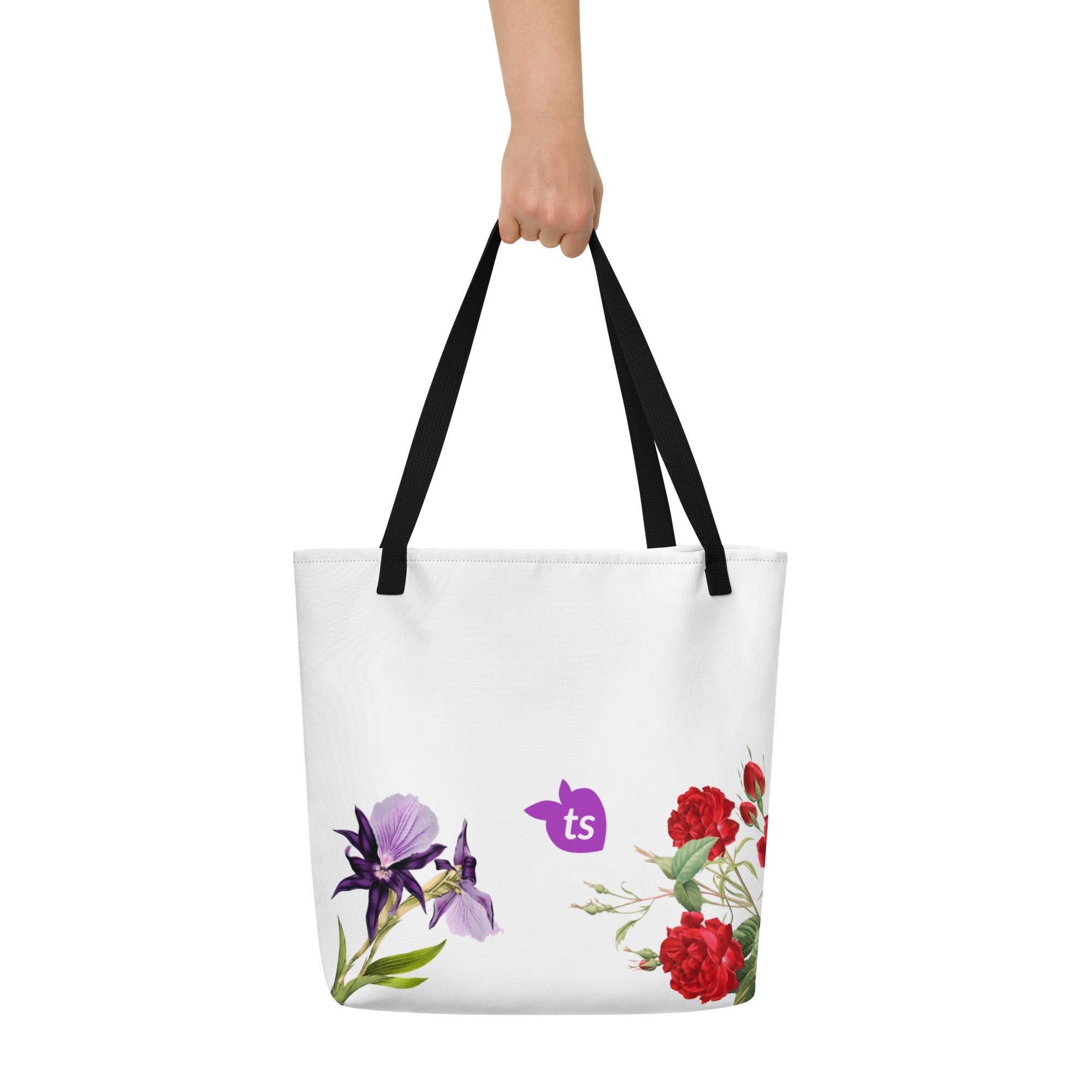 tsgabrielle® • TransFLOWer • Large Tote Bag • 16″ × 20″ •