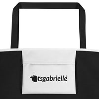 tsgabrielle® • TransFLOWer • Large Tote Bag • 16″ × 20″ •