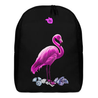 tsgabrielle® • Flamant 🦩 Rose • Minimalist Backpack • Black • Default Title
