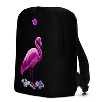 tsgabrielle® • Flamant 🦩 Rose • Minimalist Backpack • Black •