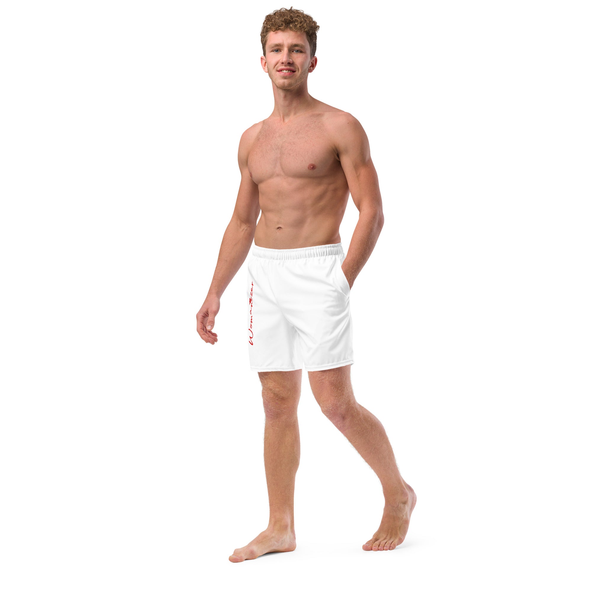 tsgabrielle® • For Him 👔 • Womanizer • Swim Trunks • White •