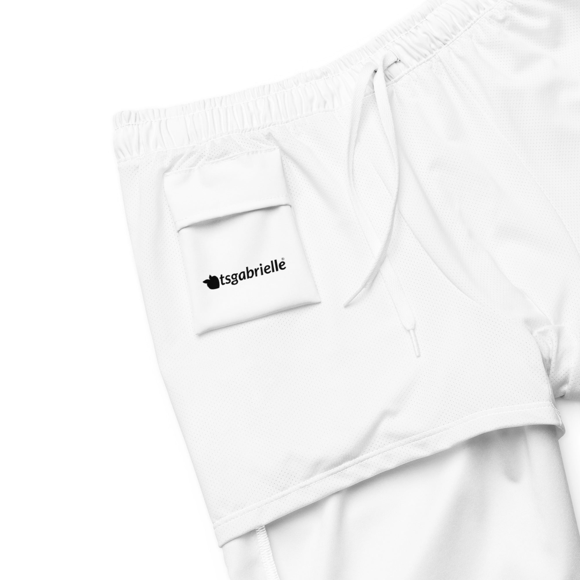 tsgabrielle® • For Him 👔 • Womanizer • Swim Trunks • White •