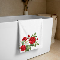 tsgabrielle® • TransFLOWer • Bath Towel • White • 30"x60 •