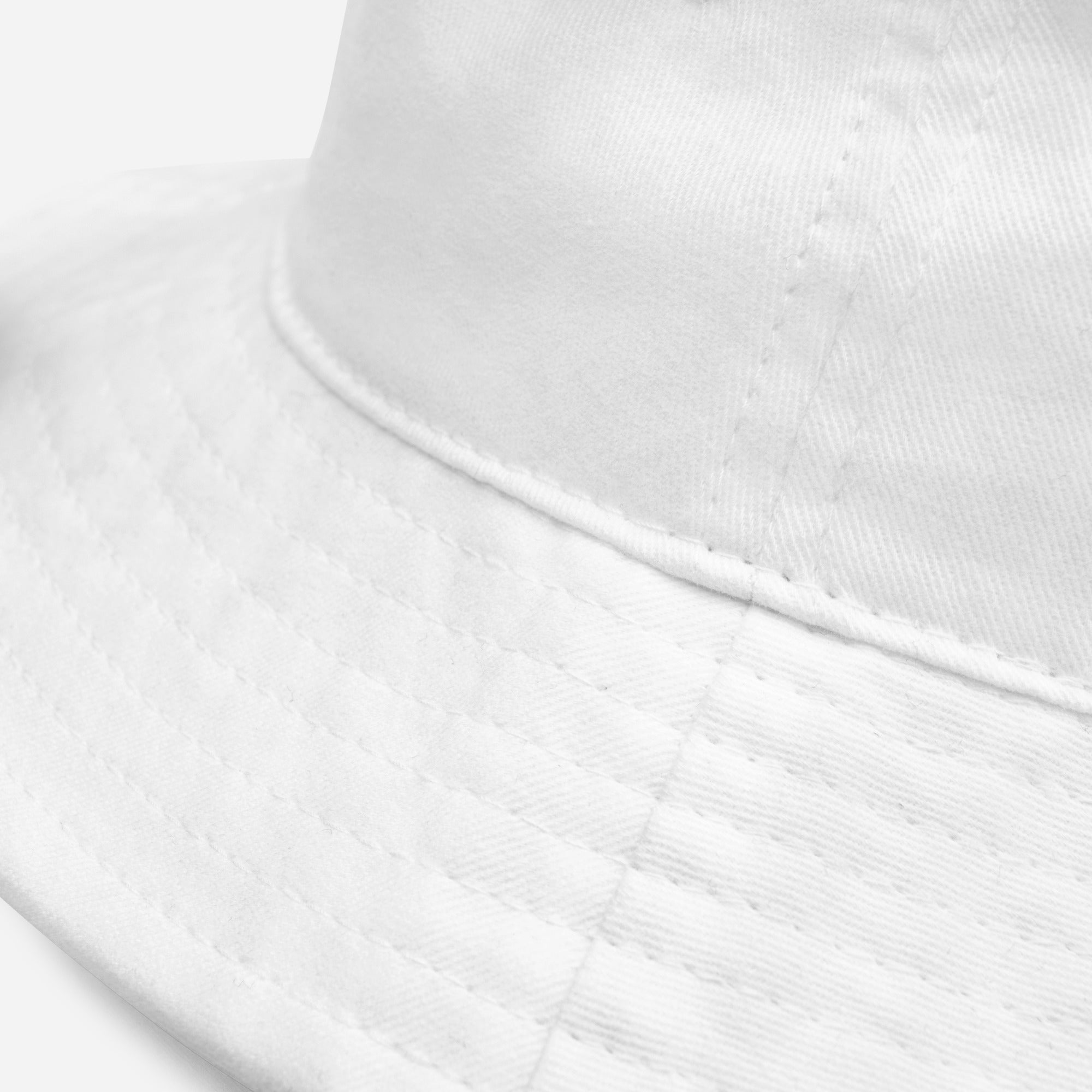 tsgabrielle® • TransFLOWer • Bucket Hat • White • 100% Cotton •