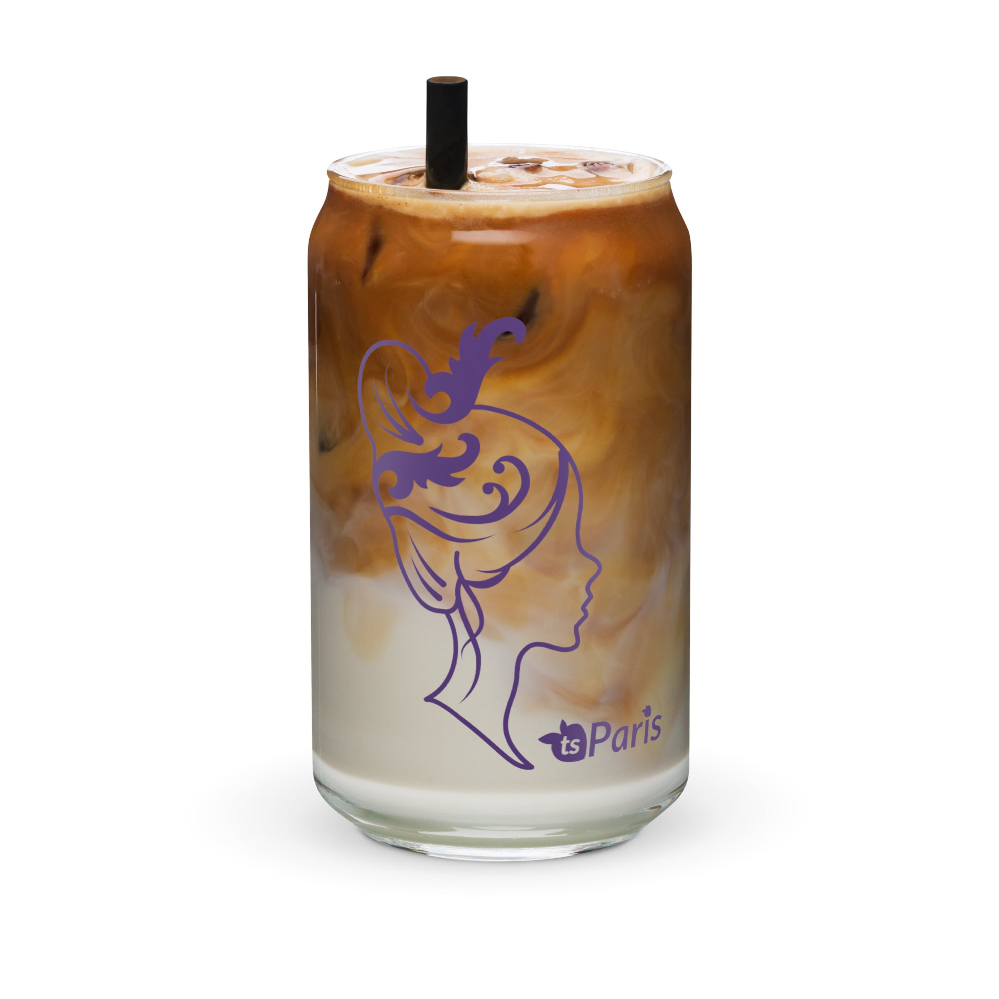 tsgabrielle® • Paris - Marie Antoinette • Verre en forme de canette • 473 ml • 2 options