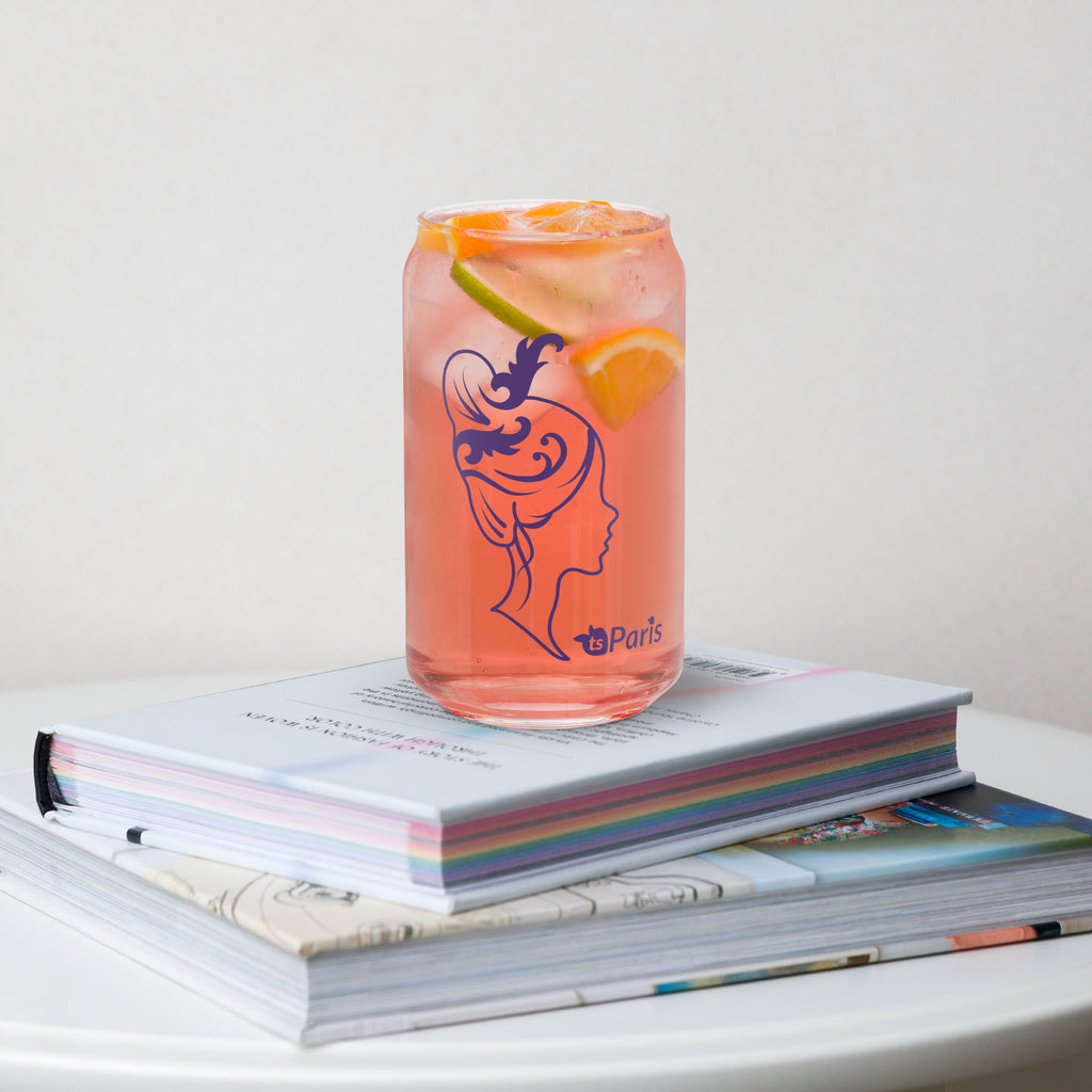 tsgabrielle® • Paris - Marie Antoinette • Verre en forme de canette • 473 ml • 2 options