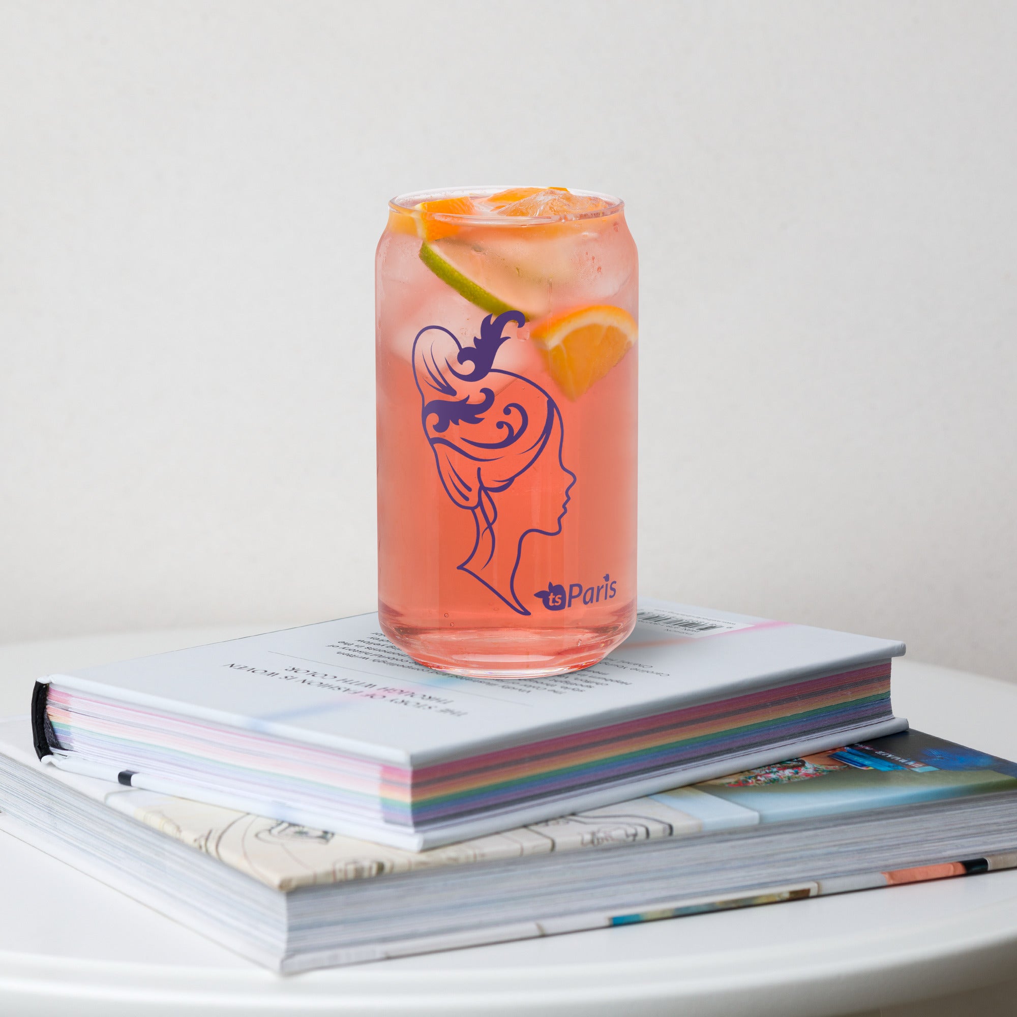 tsgabrielle® • Paris - Marie Antoinette • Verre en forme de canette • 473 ml • 2 options