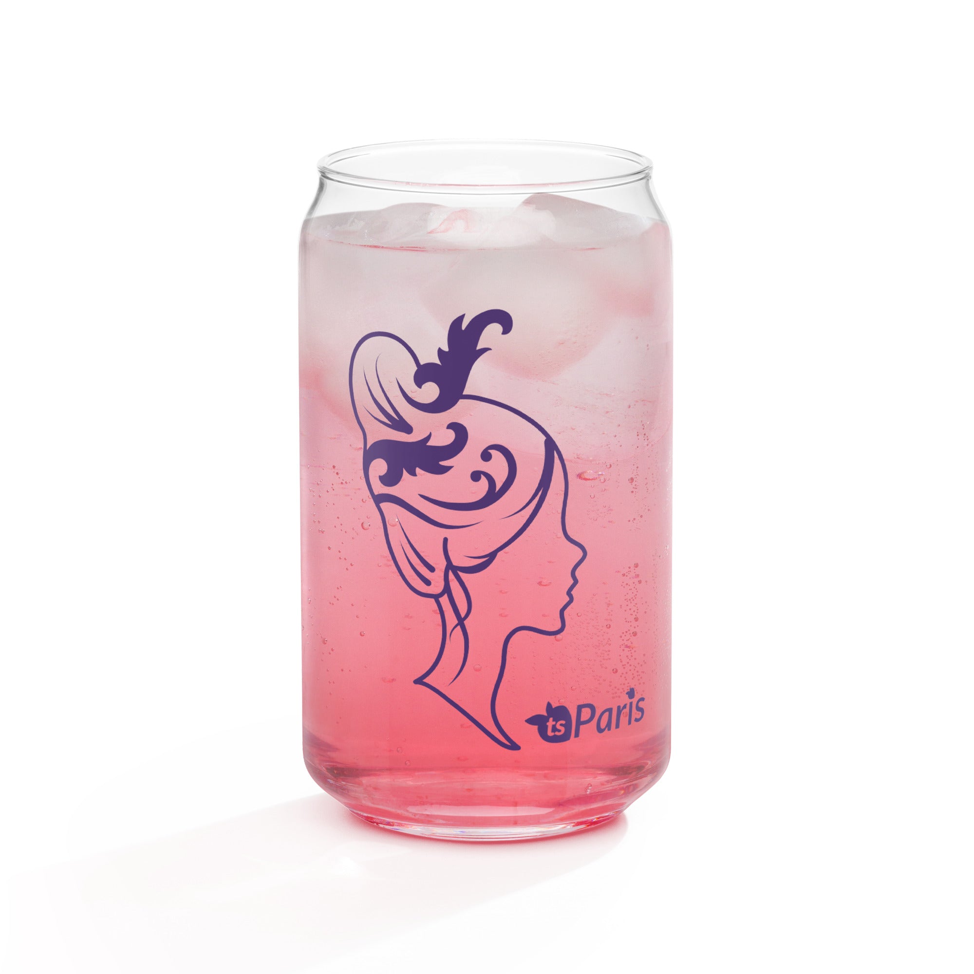 tsgabrielle® • Paris - Marie Antoinette • Verre en forme de canette • 473 ml • 2 options