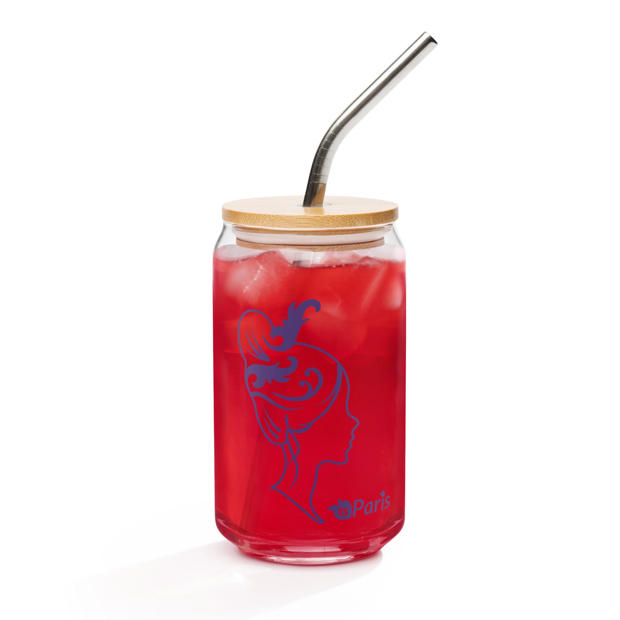 tsgabrielle® • Paris - Marie Antoinette • Verre en forme de canette • 473 ml • 2 options