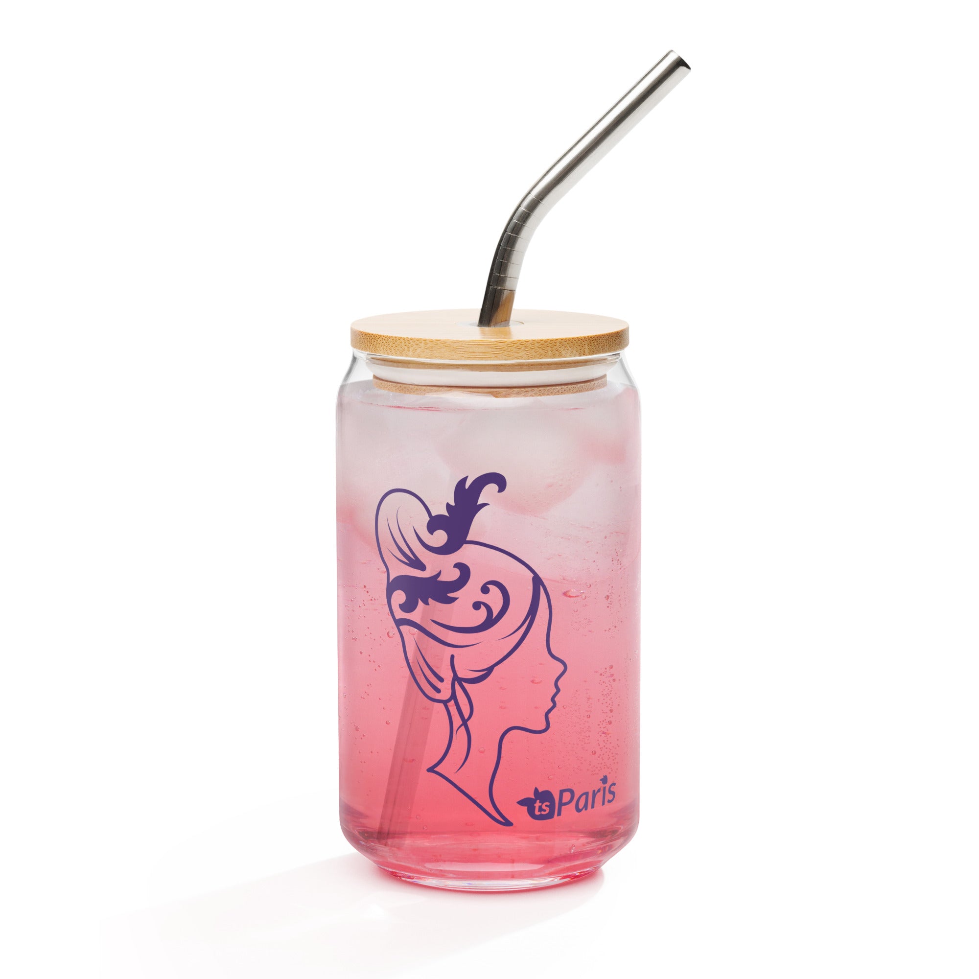 tsgabrielle® • Paris - Marie Antoinette • Verre en forme de canette • 473 ml • 2 options