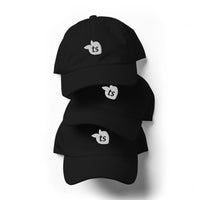 tsgabrielle® • Dad Hat • Black • 100% Cotton •