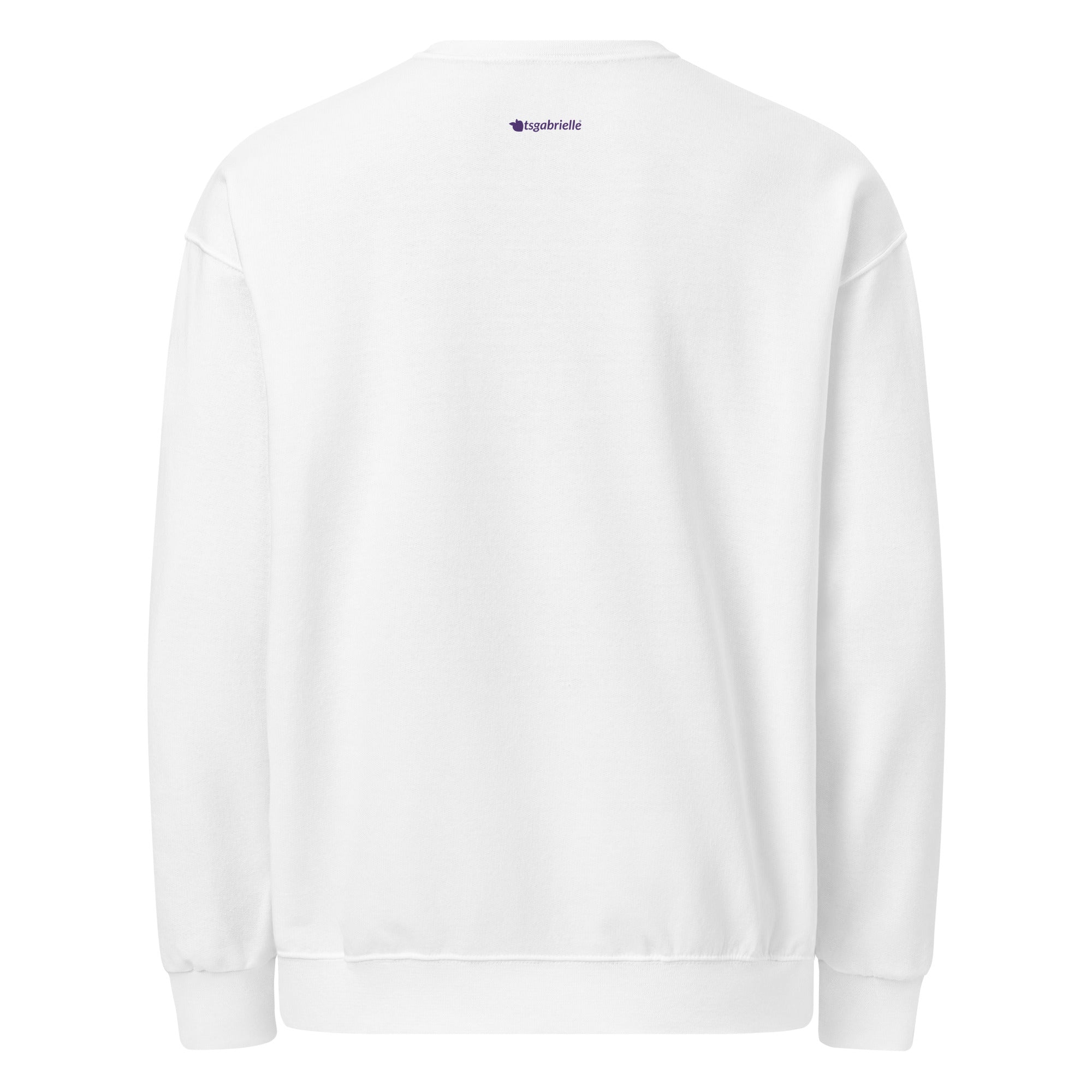 tsgabrielle® • For Him 👔 • Paris - Notre-Dame Cathedral • Crew Neck Sweatshirt • White •