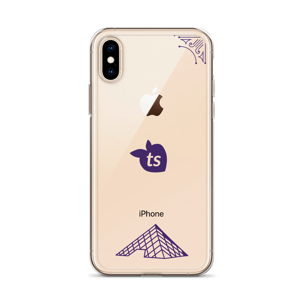 tsgabrielle® • Paris - The Louvre Pyramid • Clear Case Compatible with iPhone® • Latest Models •