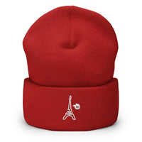 tsgabrielle® • Paris - La Tour Eiffel • Cuffed Beanie Red • Red •