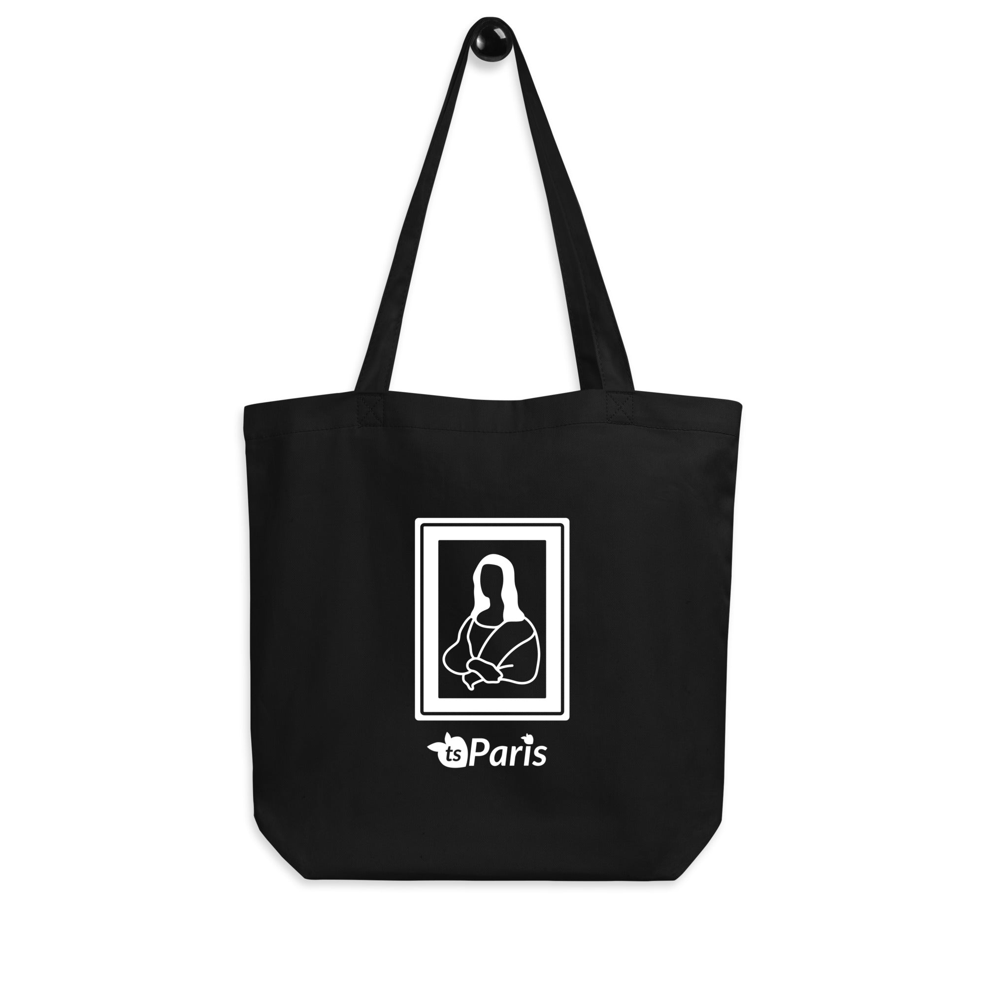 tsgabrielle® • Paris - Da Vinci • Tote Bag • Black • 100% Cotton Organic •