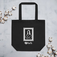 tsgabrielle® • Paris - Da Vinci • Tote Bag • Black • 100% Cotton Organic •