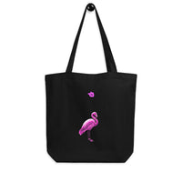 tsgabrielle® • Flamant 🦩 Rose • Bag • Black • 100% Cotton Organic •