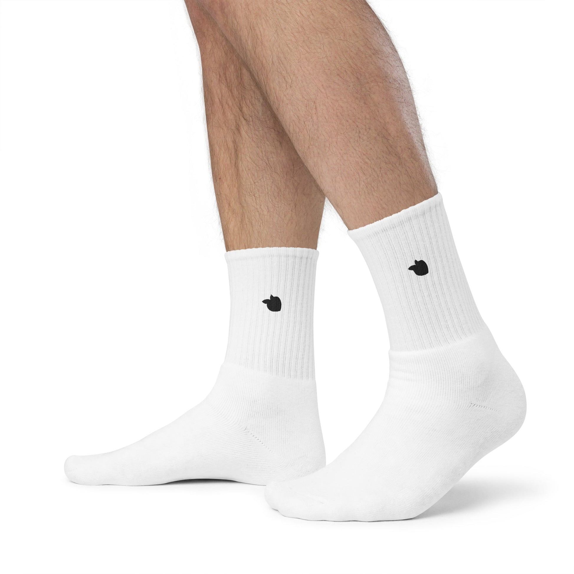 tsgabrielle™ • tsgabrielle™ • Men's Embroidered Socks White • Socks • Men's Embroidered Socks White • TSG3 - PP04 - 2400093A •