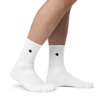 tsgabrielle™ • tsgabrielle™ • Men's Embroidered Socks White • Socks • Men's Embroidered Socks White • TSG3 - PP04 - 2400093A •