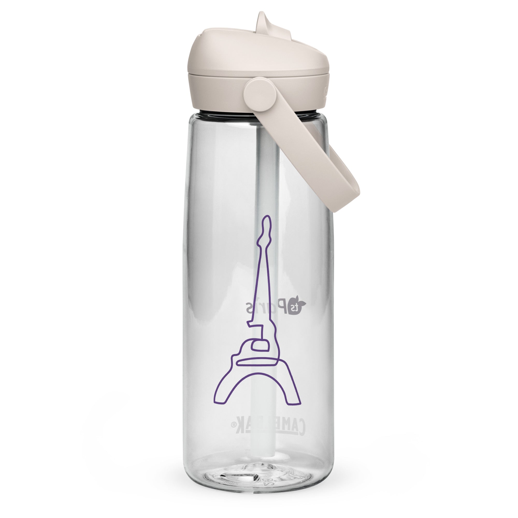 CamelBak® Eddy® by tsgabrielle® • Paris - La Tour Eiffel • Sports Water Bottle • Flip Straw • Clear • 739 ml •