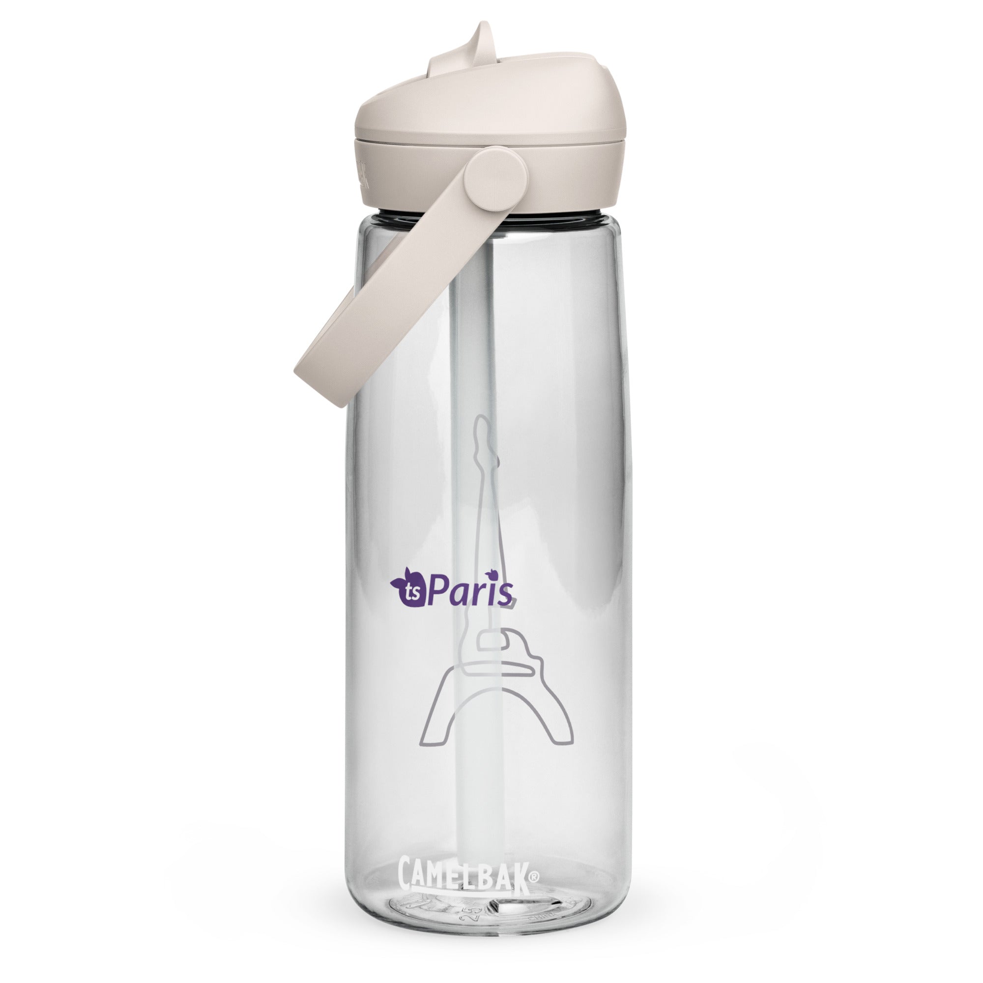 CamelBak® Eddy® by tsgabrielle® • Paris - La Tour Eiffel • Sports Water Bottle • Flip Straw • Clear • 739 ml •
