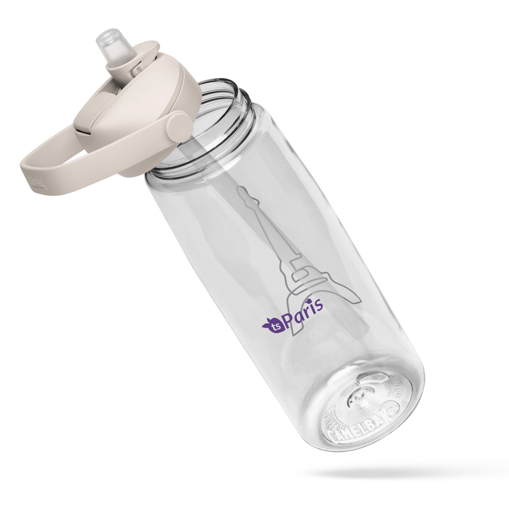 CamelBak® Eddy® by tsgabrielle® • Paris - La Tour Eiffel • Sports Water Bottle • Flip Straw • Clear • 739 ml •