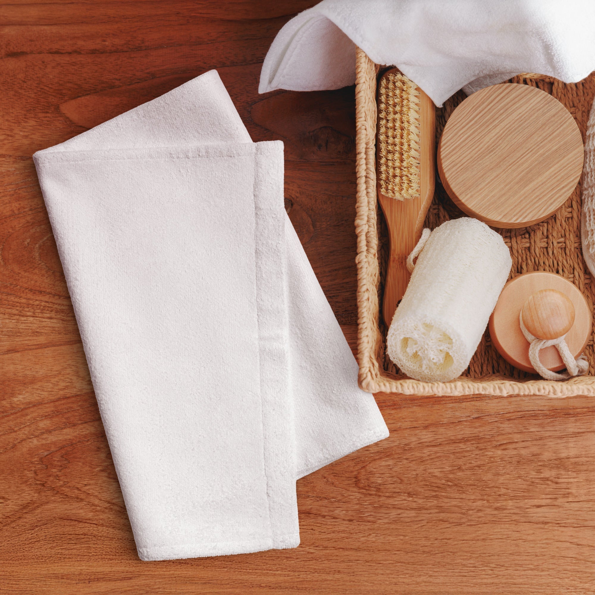tsgabrielle® • Essuie-mains • Blanc • 40,6 x 71,1 cm