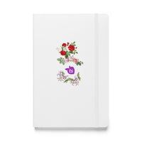 JournalBook® by tsgabrielle® • TransFLOWer • Hardcover Bound Notebook • White Product • Default Title