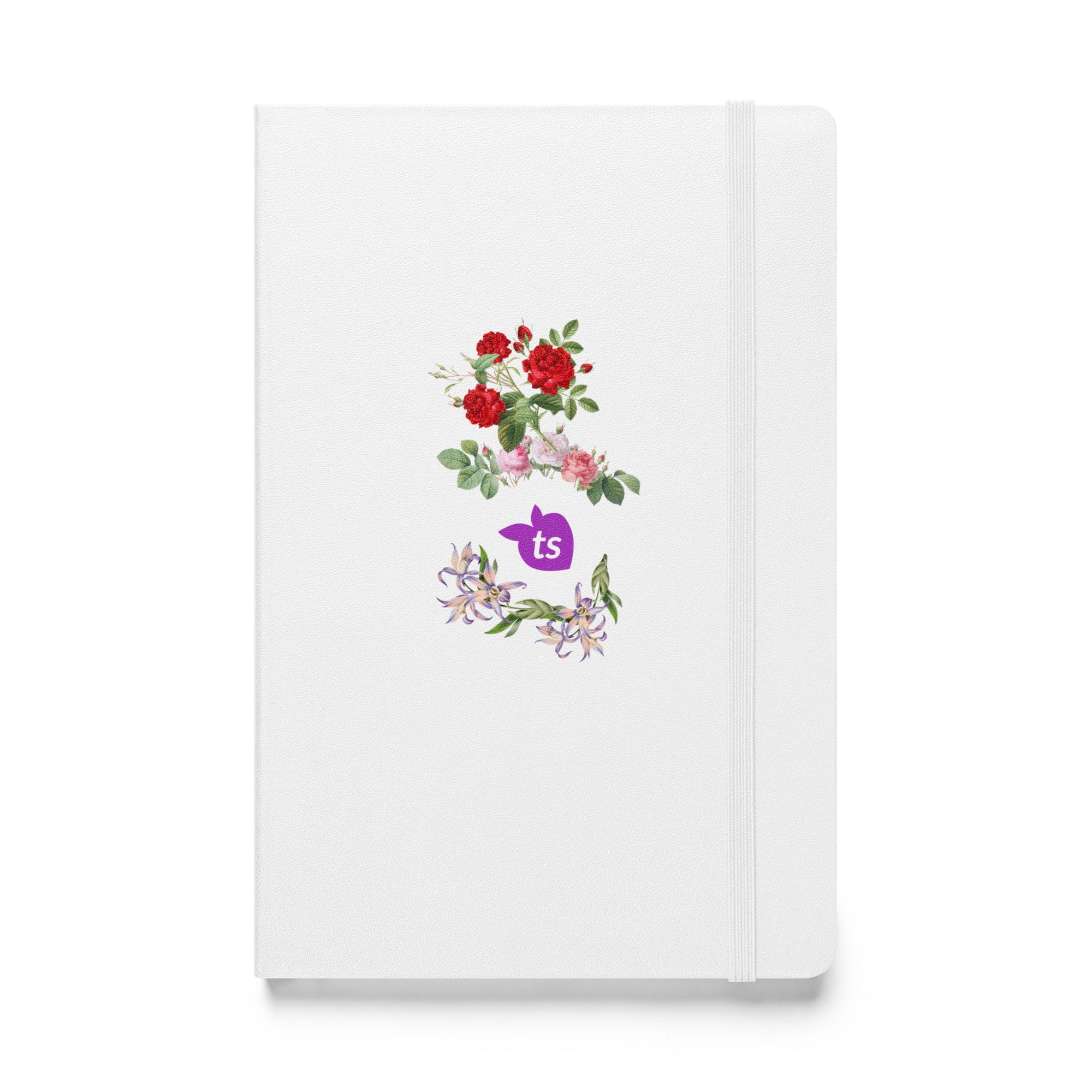 JournalBook® by tsgabrielle® • TransFLOWer • Hardcover Bound Notebook • White Product • Default Title