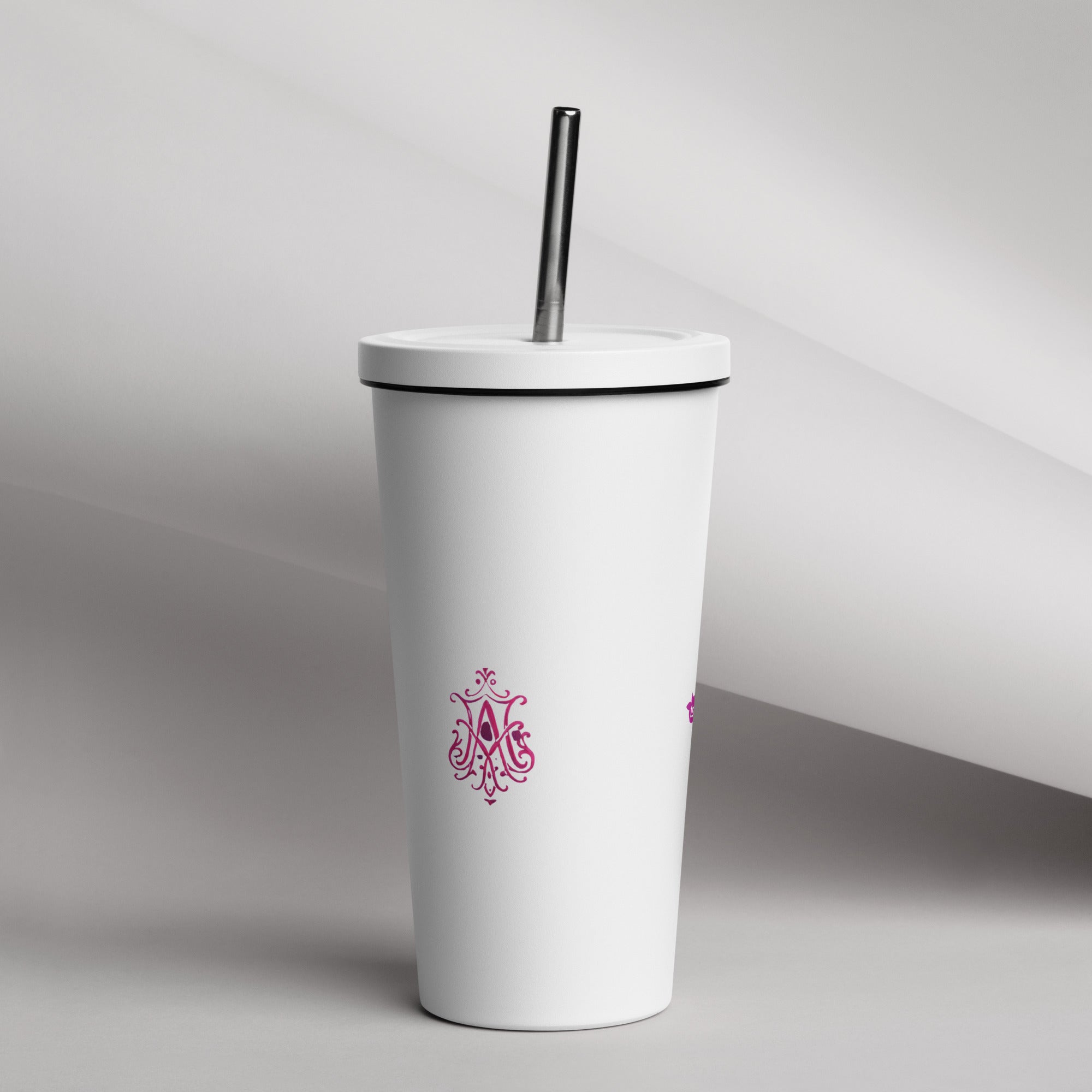 tsgabrielle® • Paris - Marie Antoinette • Tumbler • Stainless Steel • White • 20 oz •