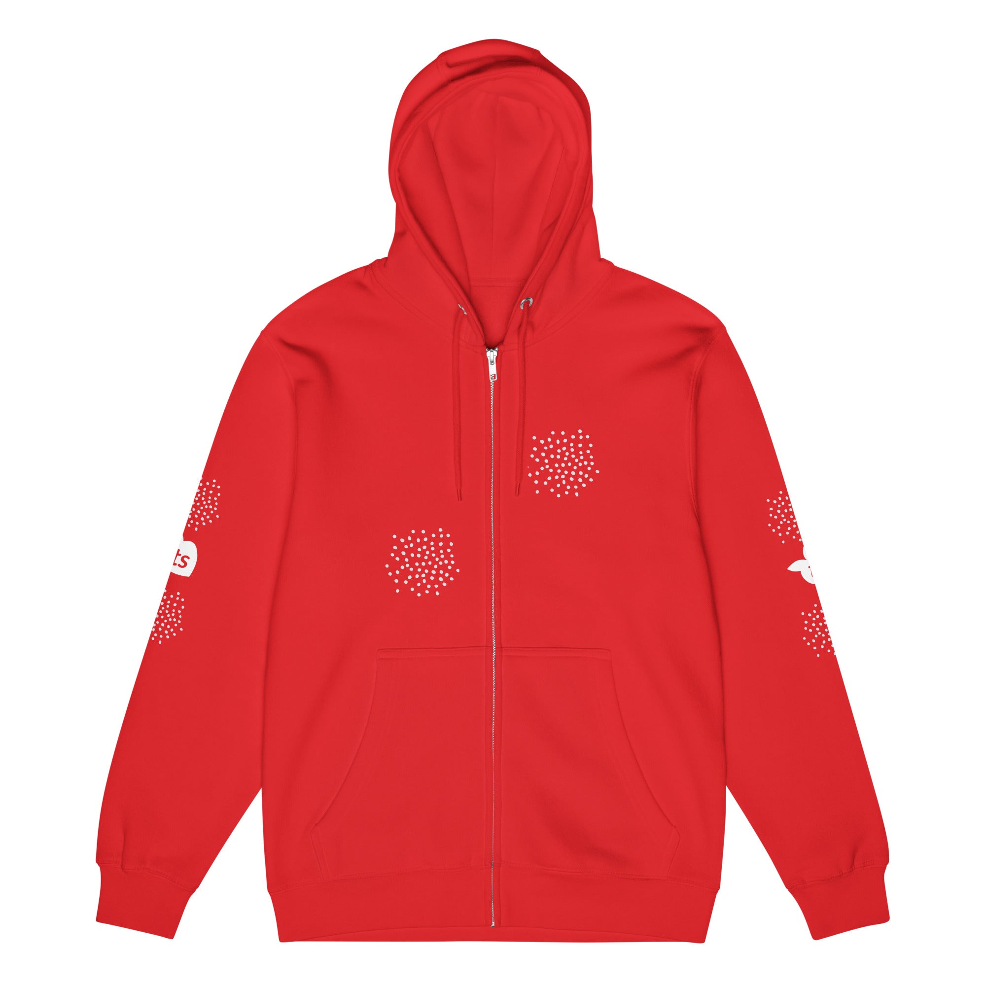 tsgabrielle® • For Her 👗 • ❄️ Glow in Winter • Premium Full Zip Hoodie • Red •