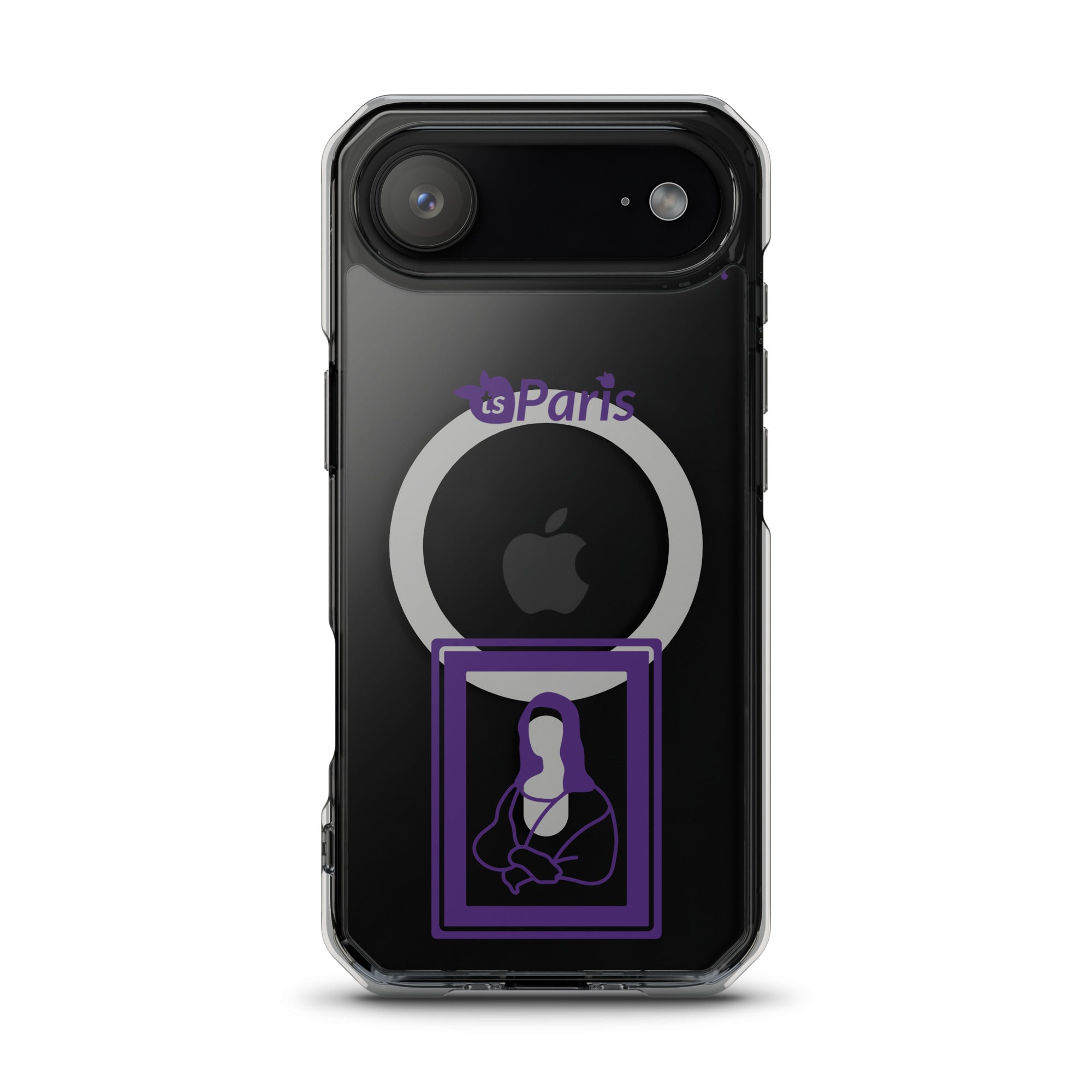 tsgabrielle® • Paris - Da Vinci • Case Compatible with iPhone® • Clear • MagSafe® • Latest Models • iPhone 17 Air Clear Back cover