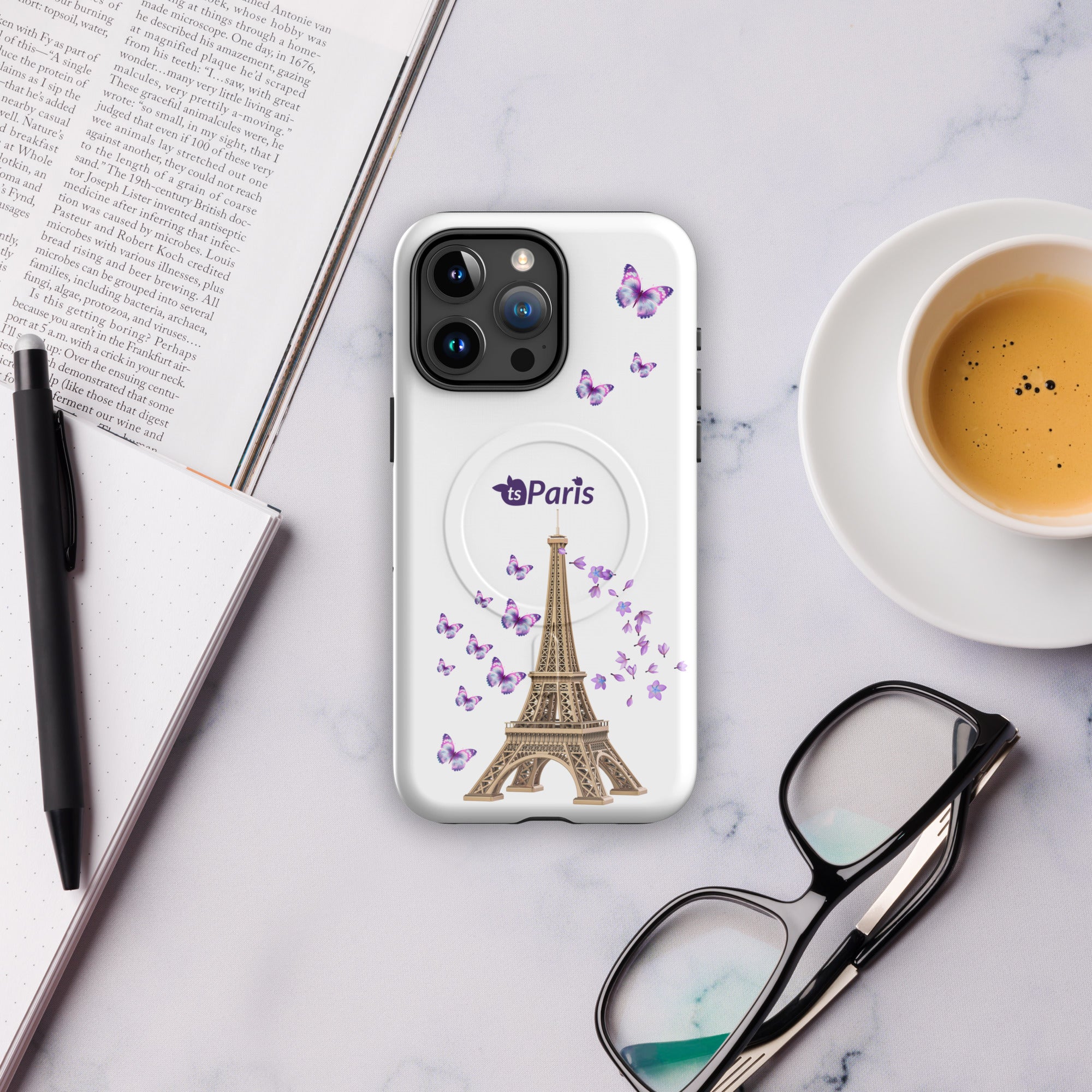 tsgabrielle® • Paris - La Tour Eiffel • Tough Case Compatible with iPhone® • MagSafe® • Latest Models •