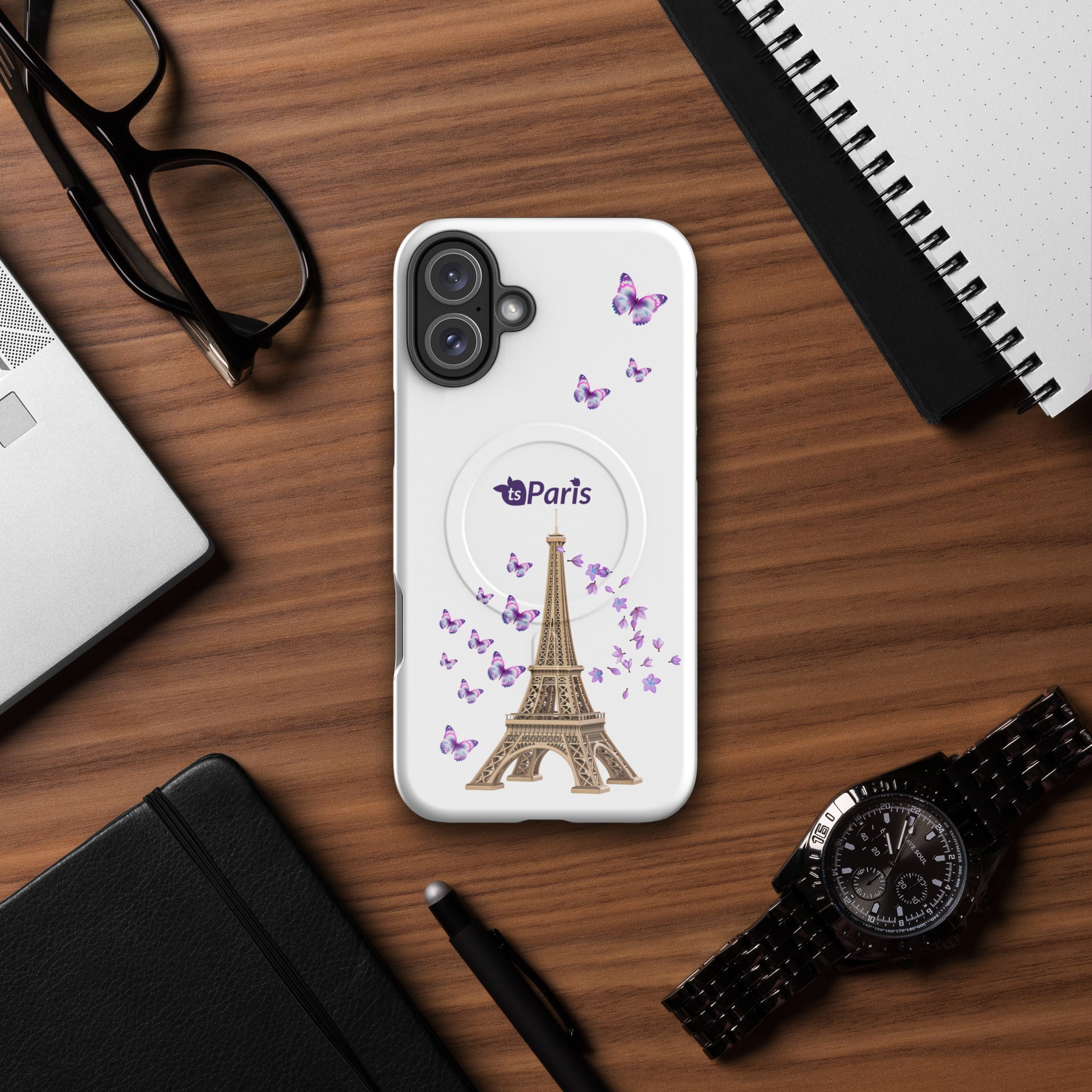 tsgabrielle® • Paris - La Tour Eiffel • Tough Case Compatible with iPhone® • MagSafe® • Latest Models •