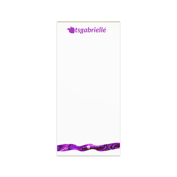tsgabrielle® • Notepad • White • 3 Sizes •