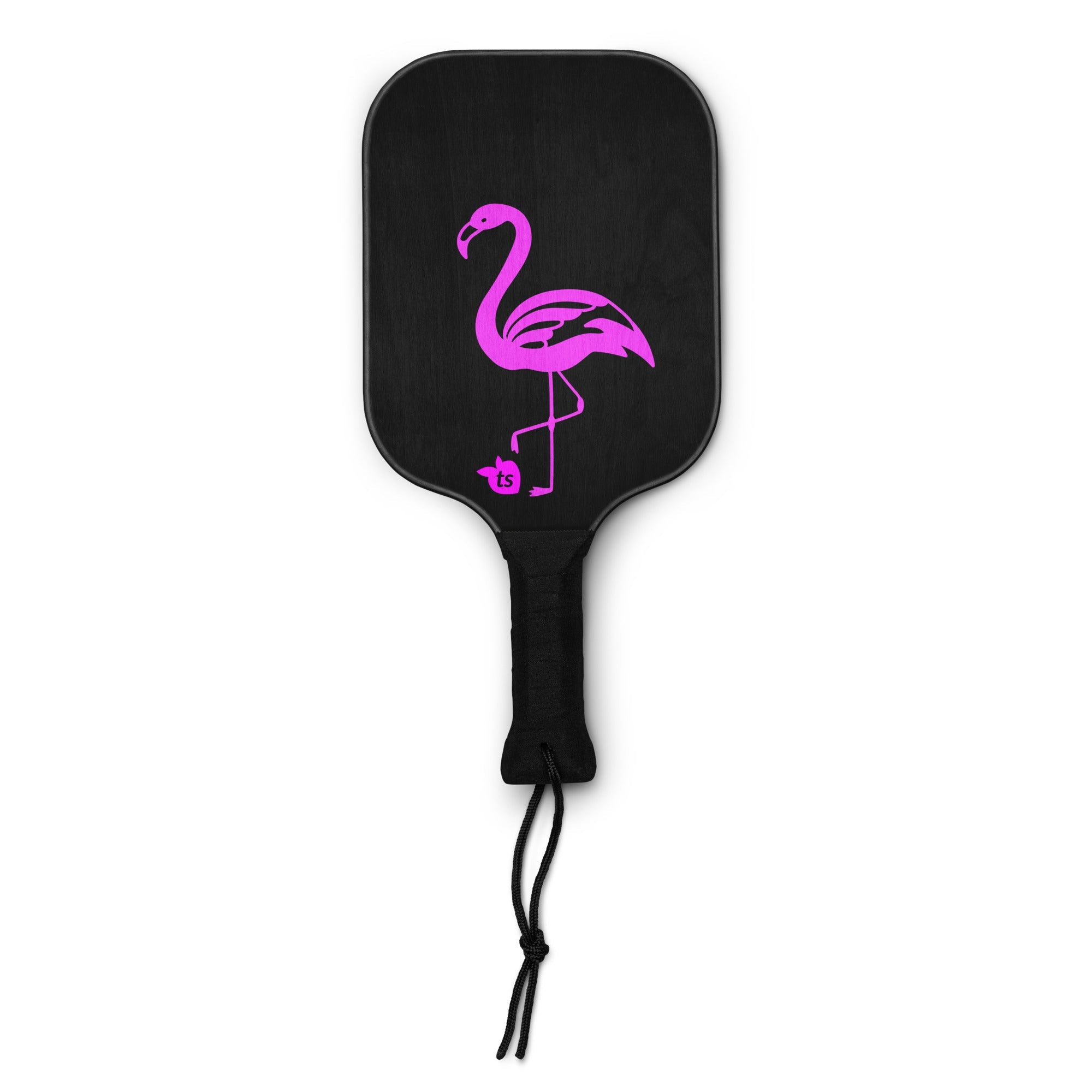 tsgabrielle® • Flamant Rose • Pickleball Paddle Set • Black
