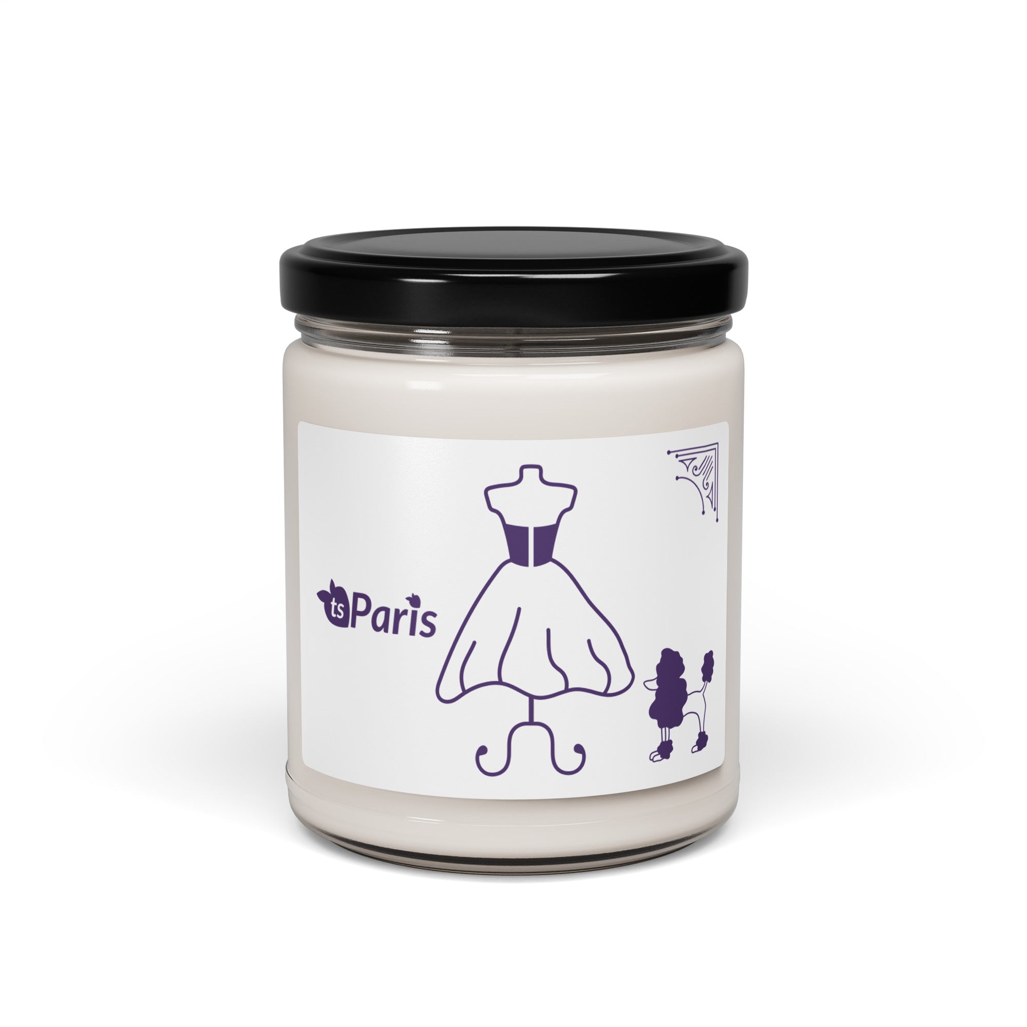 tsgabrielle® • Paris - Fashion Week • Scented Soy Candle • apple-harvest clear container