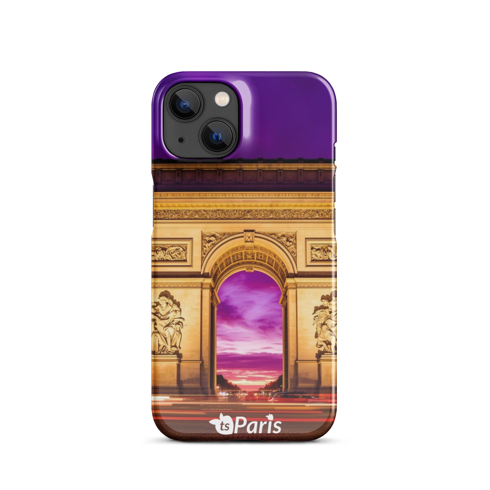 tsgabrielle® • Paris - Arc de Triomphe • Snap Case Compatible with iPhone® • Latest Models • iPhone 14 Back cover Both sides