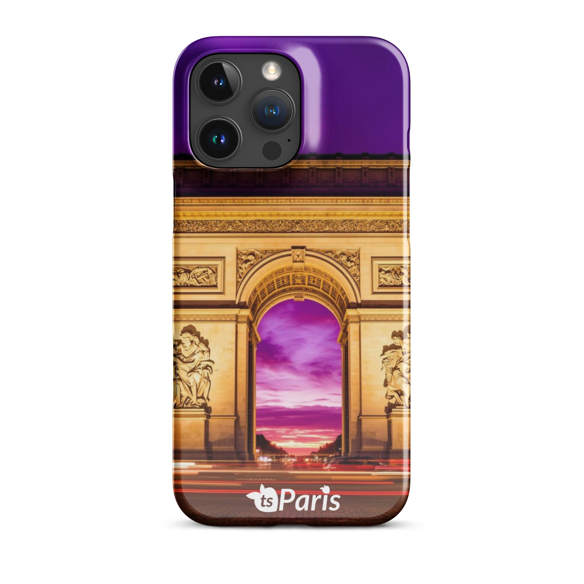 tsgabrielle® • Paris - Arc de Triomphe • Snap Case Compatible with iPhone® • Latest Models • iPhone 16 Pro Max Back cover Both sides