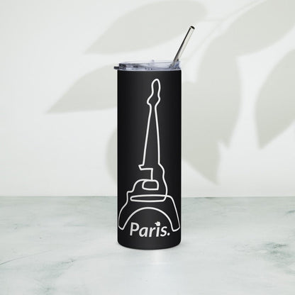 tsgabrielle™ • tsgabrielle™ • Stainless Steel Tumbler Black (Paris) • Tumblers • Stainless Steel Tumbler Black (Paris) • TSG3 - PA03 - 2400018 •