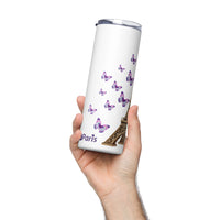 tsgabrielle® • Paris - La Tour Eiffel • Tumbler • Stainless Steel • White • 20 oz •