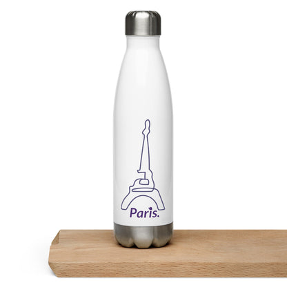 tsgabrielle™ • tsgabrielle™ • Stainless Steel Water Bottle White (Paris) • Bottles • Stainless Steel Water Bottle White (Paris) • TSG3 - PA03 - 2400005 •